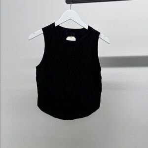 INTERMIX Black Stretch Tank Top